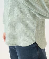 PZKEE27180 GEORGES RECH(ジョルジュ・レッシュ) ジャカードボトルネックジャージープルオーバー グリーン