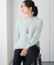 PZKEE27180 GEORGES RECH(ジョルジュ・レッシュ) ジャカードボトルネックジャージープルオーバー グリーン