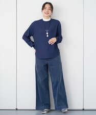 PZKEE27180 GEORGES RECH(ジョルジュ・レッシュ) ジャカードボトルネックジャージープルオーバー グリーン