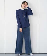 PZKEE27180 GEORGES RECH(ジョルジュ・レッシュ) ジャカードボトルネックジャージープルオーバー グリーン