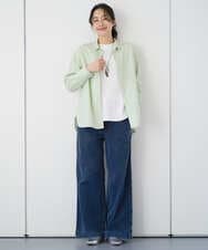 PZKEE27180 GEORGES RECH(ジョルジュ・レッシュ) ジャカードボトルネックジャージープルオーバー グリーン