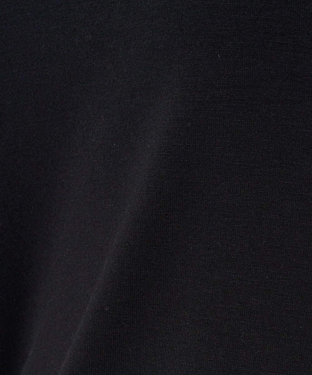 PZKEF13130 GEORGES RECH(ジョルジュ・レッシュ) チュールハイネックカットソー ブラック