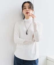 PZKEF13130 GEORGES RECH(ジョルジュ・レッシュ) チュールハイネックカットソー ブラック