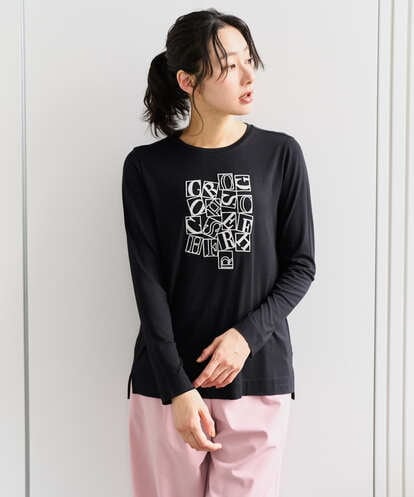 PZKEF14150 GEORGES RECH ベアテンロゴ刺繍カットソー