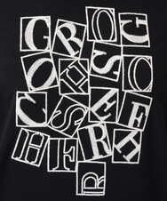 PZKEF14150 GEORGES RECH(ジョルジュ・レッシュ) ベアテンロゴ刺繍カットソー ブラック