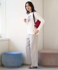 PZKEF14150 GEORGES RECH(ジョルジュ・レッシュ) ベアテンロゴ刺繍カットソー ブラック