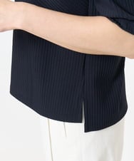 PZKGA17170 GEORGES RECH(ジョルジュ・レッシュ)  [日本製]ストレッチリブカットソー ネイビー