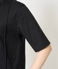 PZKGA37180 GEORGES RECH(ジョルジュ・レッシュ) ピンタックロゴカットソー ブラック