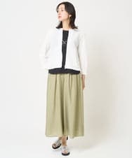 PZKGA38130 GEORGES RECH(ジョルジュ・レッシュ) チュールシルケットタンクトップ ブルーグリーン