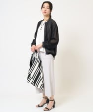 PZKGC81110 GEORGES RECH(ジョルジュ・レッシュ)  [日本製/多機能素材]カットジョーゼットタンクトップ アイボリー