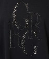 PZKGC82180 GEORGES RECH(ジョルジュ・レッシュ) ドライコットンビーズ刺繍ロゴカットソー ホワイト