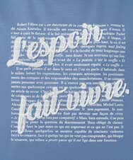 PZKGD08190 GEORGES RECH(ジョルジュ・レッシュ) スムースジャージーロゴ刺繍カットソー ブルー