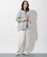 PZKGD08190 GEORGES RECH(ジョルジュ・レッシュ) スムースジャージーロゴ刺繍カットソー ブルー