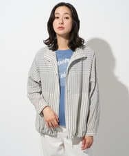 PZKGD08190 GEORGES RECH(ジョルジュ・レッシュ) スムースジャージーロゴ刺繍カットソー ブルー