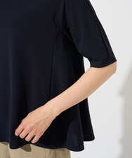 PZKGD11230 GEORGES RECH(ジョルジュ・レッシュ)  [セットアップ対応]ドライタッチジャージーセミフレアプルオーバー ネイビー