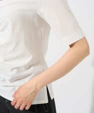 PZKGD18190 GEORGES RECH(ジョルジュ・レッシュ) シャーリングカットソー ホワイト