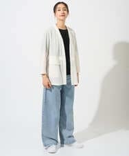 PZKGD18190 GEORGES RECH(ジョルジュ・レッシュ) シャーリングカットソー ホワイト