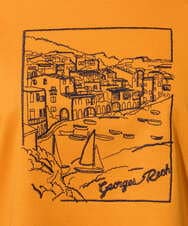 PZKGD24150 GEORGES RECH(ジョルジュ・レッシュ) [接触冷感]ドライコットン刺繍カットソー ホワイト