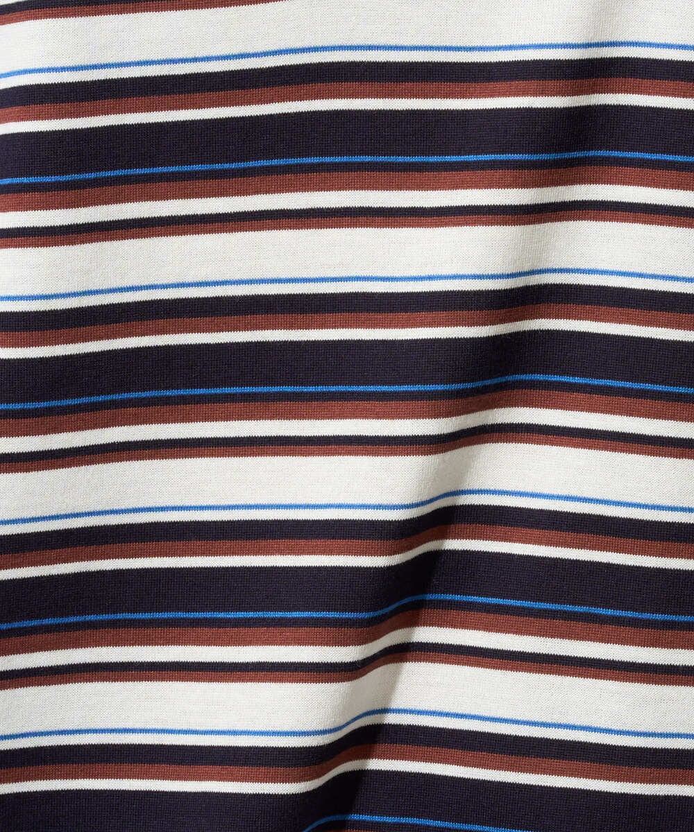 PZKGD25230 GEORGES RECH(ジョルジュ・レッシュ) マルチボーダーポロシャツ ベージュ