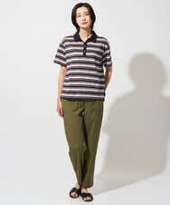 PZKGD25230 GEORGES RECH(ジョルジュ・レッシュ) マルチボーダーポロシャツ ベージュ