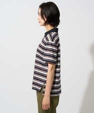 PZKGD25230 GEORGES RECH(ジョルジュ・レッシュ) マルチボーダーポロシャツ ベージュ