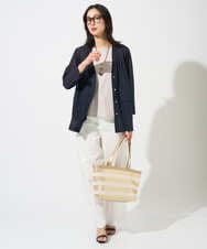 PZKGD27130 GEORGES RECH(ジョルジュ・レッシュ)  [日本製]2WAYリブタンクトップ ライトグレー