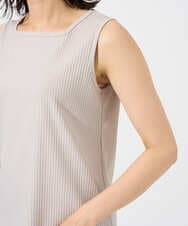 PZKGD27130 GEORGES RECH(ジョルジュ・レッシュ)  [日本製]2WAYリブタンクトップ ライトグレー