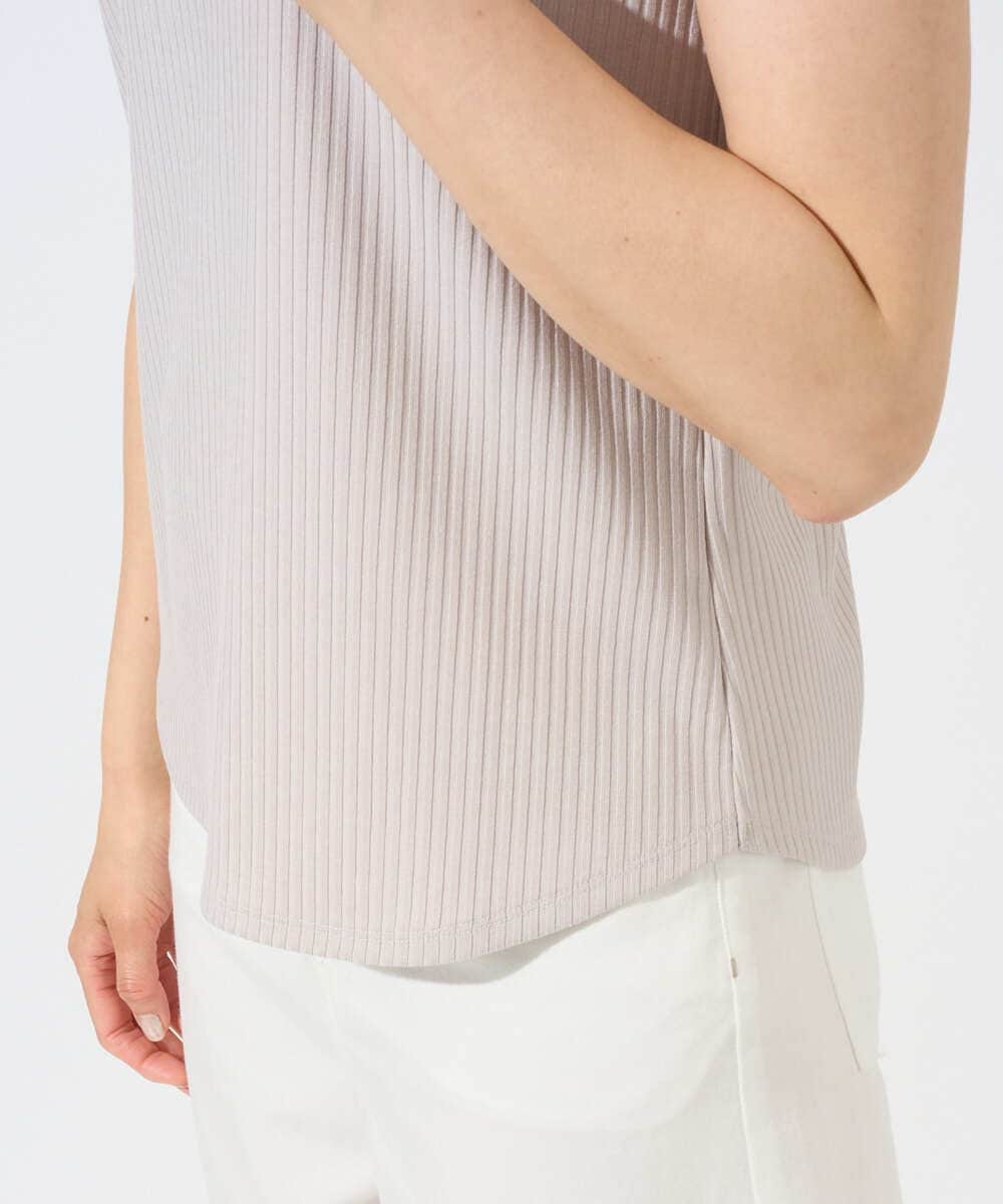 PZKGD27130 GEORGES RECH(ジョルジュ・レッシュ)  [日本製]2WAYリブタンクトップ ライトグレー