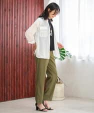 PZKGD27130 GEORGES RECH(ジョルジュ・レッシュ)  [日本製]2WAYリブタンクトップ ライトグレー