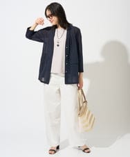 PZKGD27130 GEORGES RECH(ジョルジュ・レッシュ)  [日本製]2WAYリブタンクトップ ライトグレー