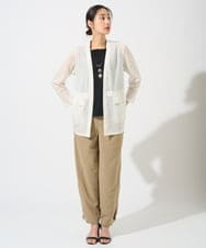 PZKGD27130 GEORGES RECH(ジョルジュ・レッシュ)  [日本製]2WAYリブタンクトップ ライトグレー