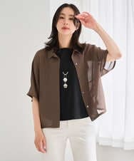PZKGD27130 GEORGES RECH(ジョルジュ・レッシュ)  [日本製]2WAYリブタンクトップ ライトグレー