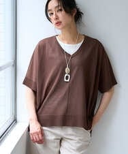 PZKGD27130 GEORGES RECH(ジョルジュ・レッシュ)  [日本製]2WAYリブタンクトップ ライトグレー