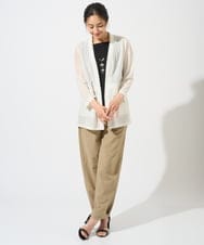 PZKGD27130 GEORGES RECH(ジョルジュ・レッシュ)  [日本製]2WAYリブタンクトップ ライトグレー