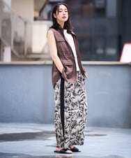 PZKGD27130 GEORGES RECH(ジョルジュ・レッシュ)  [日本製]2WAYリブタンクトップ ライトグレー