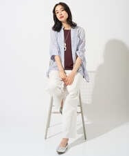 PZKGD27130 GEORGES RECH(ジョルジュ・レッシュ)  [日本製]2WAYリブタンクトップ ライトグレー