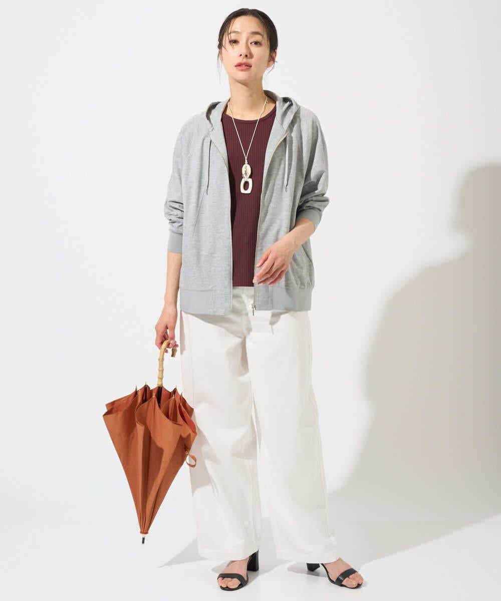 PZKGD27130 GEORGES RECH(ジョルジュ・レッシュ)  [日本製]2WAYリブタンクトップ ライトグレー