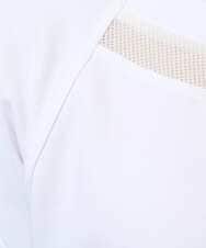 PZKGE41230 GEORGES RECH(ジョルジュ・レッシュ)  [セットアップ対応]ドルマンスリーブシアーポンチカットソー ホワイト