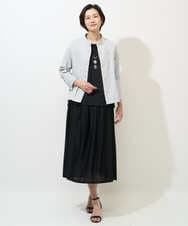 PZKGE41230 GEORGES RECH(ジョルジュ・レッシュ)  [セットアップ対応]ドルマンスリーブシアーポンチカットソー ホワイト