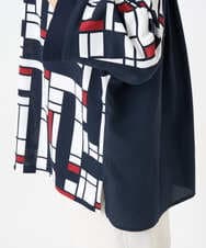 PZKGE42360 GEORGES RECH(ジョルジュ・レッシュ) トリコロールドルマンスリーブカットソー レッド系