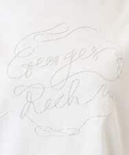 PZKGE45170 GEORGES RECH(ジョルジュ・レッシュ) [接触冷感]ラメコード刺繍ロゴカットソー ネイビー