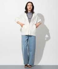 PZKGE49140 GEORGES RECH(ジョルジュ・レッシュ)  [日本製]ボトルネックセミシアーボーダーカットソー ダークグレー