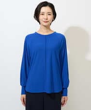 PZKGE49180 GEORGES RECH(ジョルジュ・レッシュ) リネンライクジャージーブラウソー ネイビー