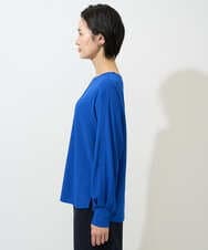 PZKGE49180 GEORGES RECH(ジョルジュ・レッシュ) リネンライクジャージーブラウソー ネイビー