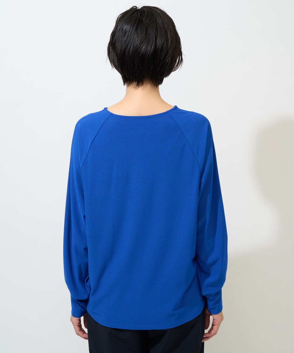 PZKGE49180 GEORGES RECH(ジョルジュ・レッシュ) リネンライクジャージーブラウソー ネイビー