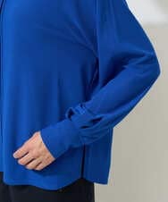 PZKGE49180 GEORGES RECH(ジョルジュ・レッシュ) リネンライクジャージーブラウソー ネイビー