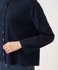 PZKGE50250 GEORGES RECH(ジョルジュ・レッシュ) ジャージースナップカーディガン ネイビー