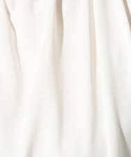 PZKGF29180 GEORGES RECH(ジョルジュ・レッシュ) タックフリルボトルネック5分袖カットソー ベージュ