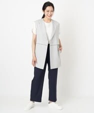 PZKGS11150 GEORGES RECH(ジョルジュ・レッシュ)  [日本製]ジャガードボーダーカットソー グリーン