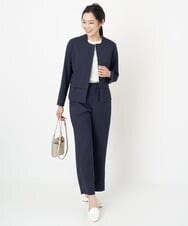 PZKGS11150 GEORGES RECH(ジョルジュ・レッシュ)  [日本製]ジャガードボーダーカットソー グリーン